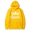 Fashion Casual Hoodies Sweatshirt Couples Hooded Pullover Hoodies Print King Queen Spring Winter Tops Men/Women Clothing
