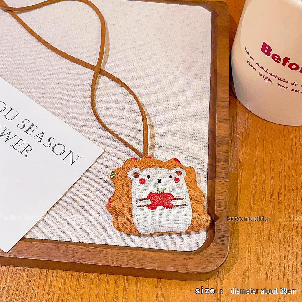 2024 Cute Cartoon Sweater Lanyard Chain for Women - Autumn/Winter Pendant Neckwear & Accessory