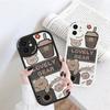 Slim Skin Feeling Cartoon Bears Soft Silicone PU Leather Cover Phone Case for iPhone Samsung Huawei Honor Xiaomi Redmi OPPO Realme Vivo