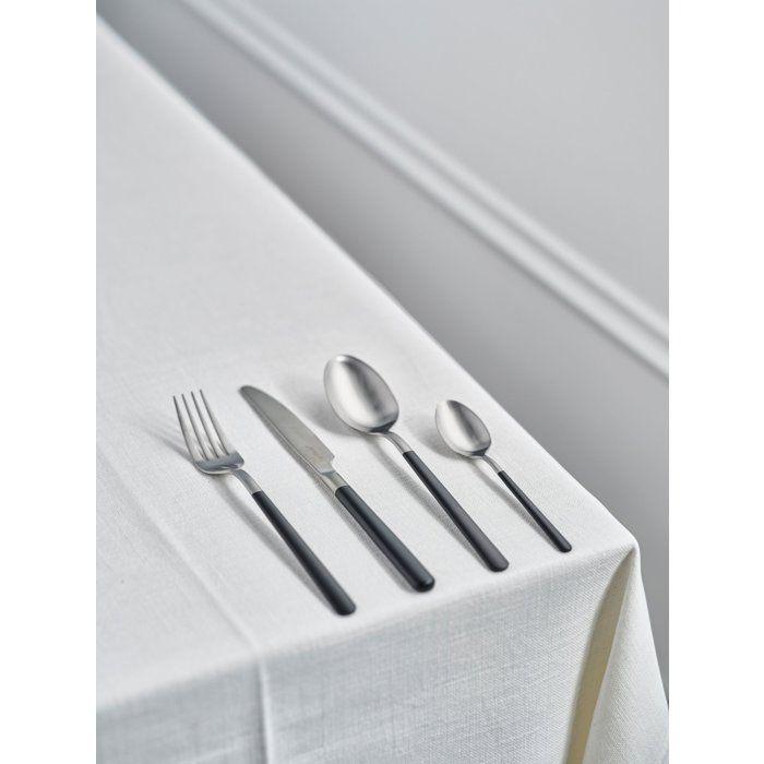 Couverts - COSY & TRENDY - Olivia 16 pcs - Noir brossé - Inox - Tendance