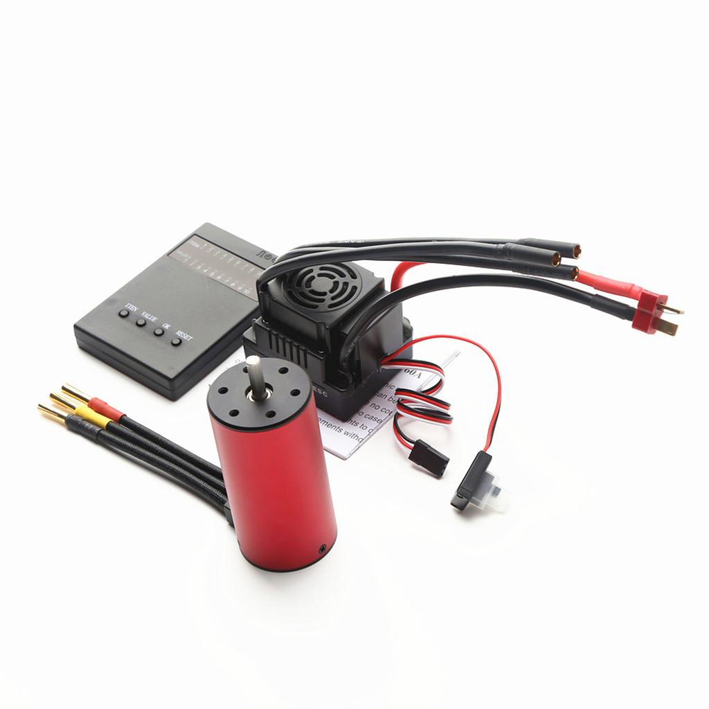 Бесколлекторный двигатель S3670 2850KV Бессенсорный Водонепроницаемый Двигатель и 120A Бесколлекторный ESC Вилка XT60 Карта Программирования Замена