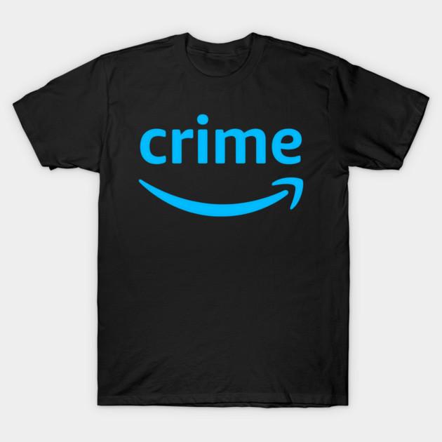 Азиатский размер Хлопок Унисекс Футболка Печать Футболка Amazon Prime Криминальная футболка Печать без вырезания Обычная посадка