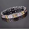 Trendy 3 Colors Energy Magnets Jewelry Slimming Bangle Bracelets Twisted Magnetic Therapy Bracelet Healthcare