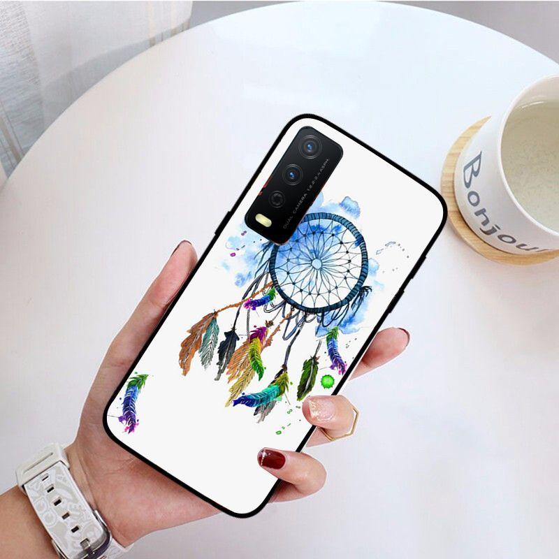 Синий Ловец снов Ловец снов Чехол для телефона для vivo Y31 Y30 Y33S Y11S Y12S Y17 Y20 Y21S Y1S Y53S Y15 Y19 Y91C V23 Чехлы coque
