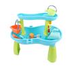 Kids Sand Table Set Water Sand Activity Sensory Playset Summer Indoor Outdoor Toys for Parent Child Interaction L
