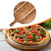 Деревянная доска для пиццы с ручкой для кухни, лопатка, блюдо для подачи десертов, пицца-пиль, дерево, для нарезки