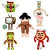 25 см Новая Плюшевая Игрушка Игра Мозговая Гниль Мультяшная Милая Дом Мягкая Хлопковая Кукла Украшение Комнаты Подушки Для Детей Рождественские Подарки Обнимашка Набитая Пушистая