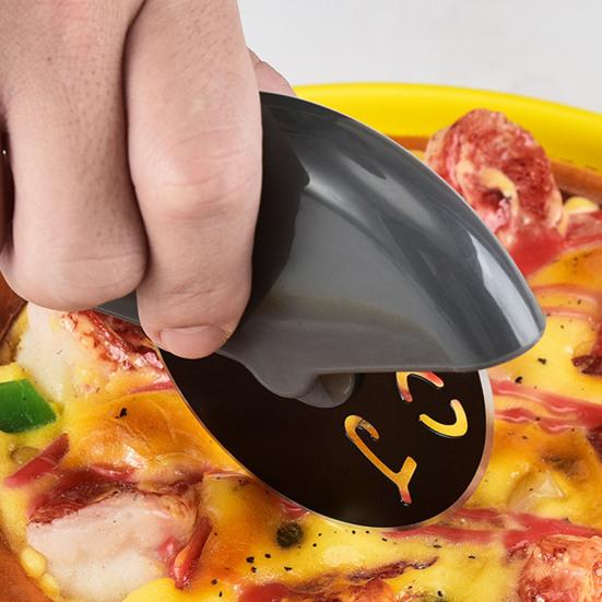 Нержавеющая сталь резак для пиццы антикоррозийный круглый режущий круг нож для пиццы с крышкой инструменты для выпечки кондитерских изделий кухонные гаджеты