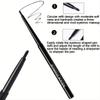 Waterproof & Sweat-Proof Black Eyeliner Pencil - Long-Lasting, Smudge-Proof For Bold Eye Makeup