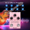 MOOER Autuner MVP1 Vocal Effects Processor Voice Pedal Tone Correction Reverb Delay Guitar Sound Stompbox Microphone Amplifier