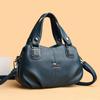 Модные женские новые сумки через плечо, женские брендовые дизайнерские сумки, женские сумки большой вместимости из однотонной кожи