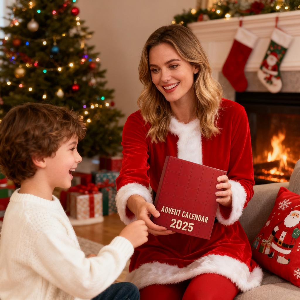 Advent Calendar, Advent Calendar, Boys Advent Sports Calendar, 24 Day Acrylic Countdown Calendar, Advent Calendar