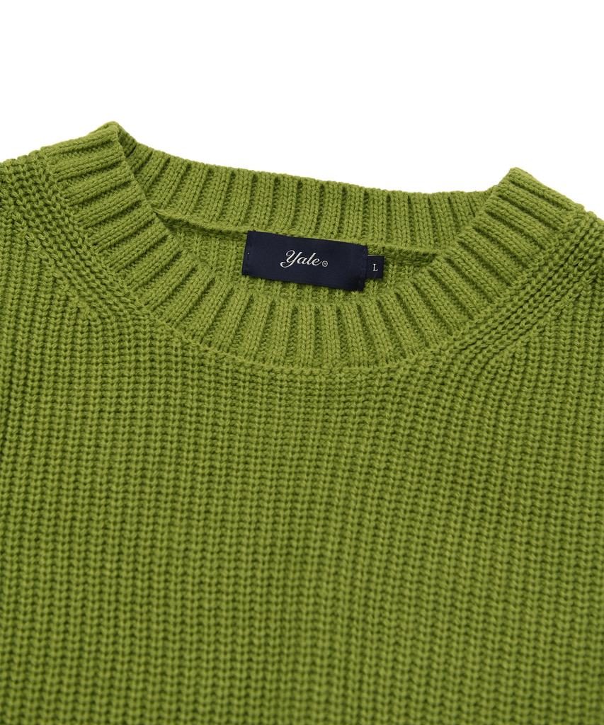 YALE Cozy Round Knit_Olive
