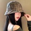 Retro Hole Design Leopard Print Bucket Hats For Women Spring And Summer  Travel Sunscreen Versatile Casual Simple Basin Cap