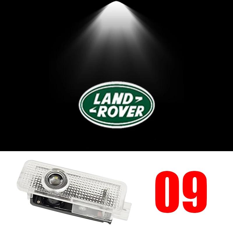 2Pcs Led Car Door Welcome Laser Projector Logo For Land Rover Range Rover L322 L405 Sport 3 4 L494 L551 Ghost Shadow Night Light gttt2