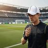 Регулируемая профессиональная бейсболка судьи с козырьком, спортивная кепка с контрастной отделкой, универсальный полиэстер