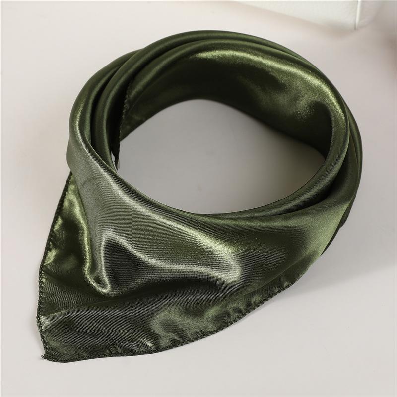 50 * 50cm Spring And Autumn Silk Scarves Versatile Decoration Professional Small Square Scarves Neck Protection Binding Bag