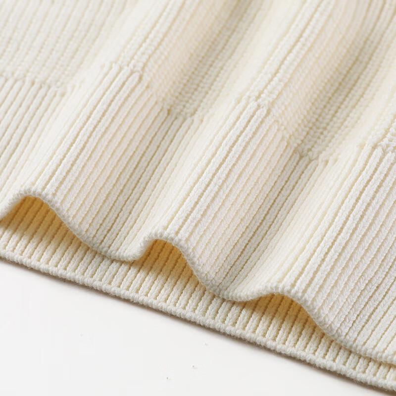 Мужской свитер из 100% хлопка крупной вязки с круглым вырезом