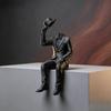 3D Printed Magician Statue Minimalist Desktop Ornaments Tuxedo Man Sculpture  Bookshelf Decor