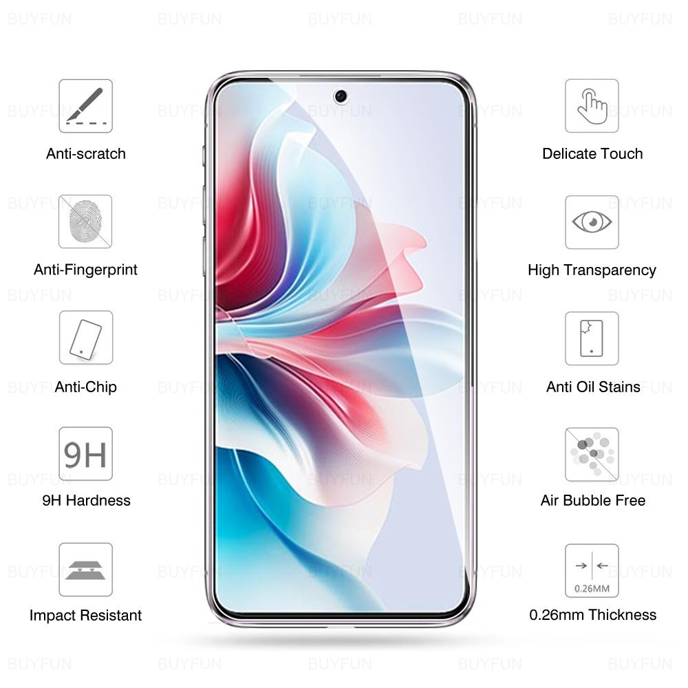 4 шт. закаленное стекло для oppo reno11 f 5g защитное стекло reno13 reno14 11 12 f fs a reno 11f 12f 13f 14f reno11f f11 стеклянная пленка