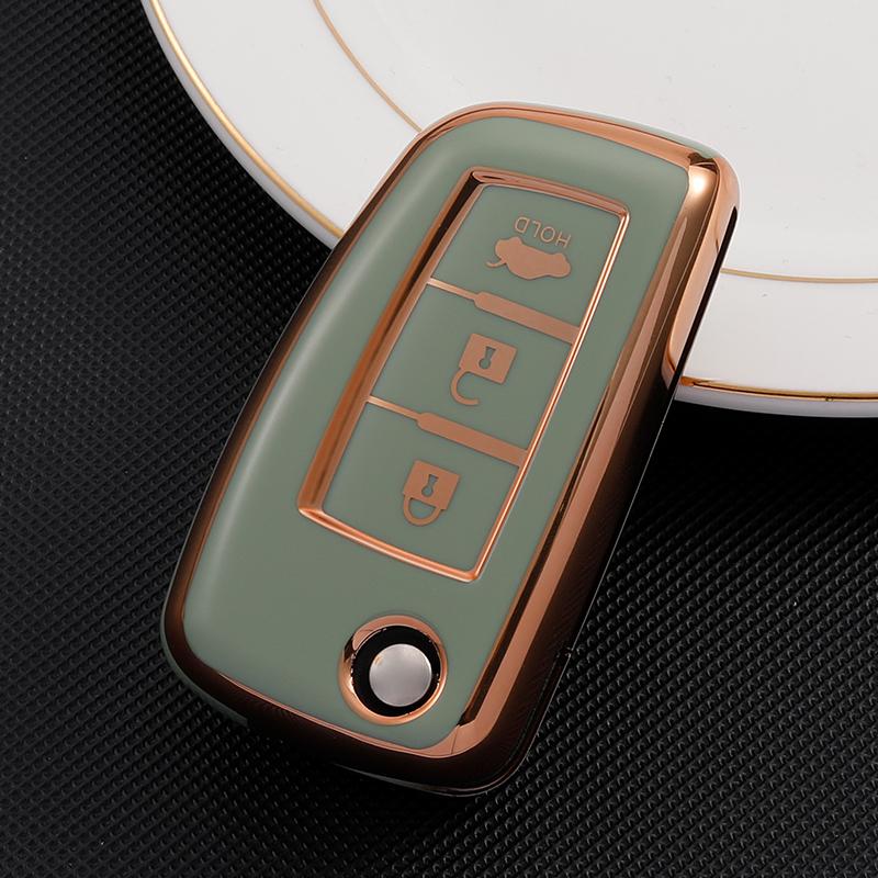2/3/4 кнопки Мягкий ТПУ автомобильный складной чехол для ключей Защитная крышка для Nissan X-Trail Juke F15 Rogue Qashqai J11 Tiida Murano Maxima Quest аксессуары