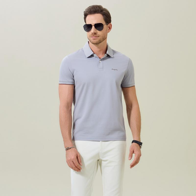 2026 Summer Men's Collar Short-sleeved T-shirt Polo Shirt