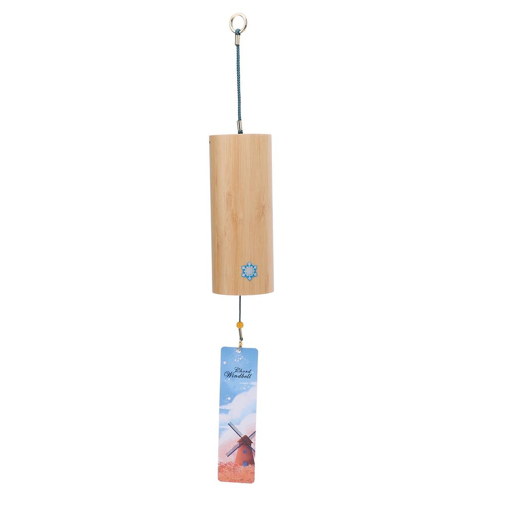 Chord Windbell Bambusoideae Minor Wind Chime Bell Indoor Outdoor Garden Patio Relaxation Home Decoration