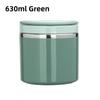 630/1000MLWith Handle Portable  Soup Bowl Thermal Storage Container Sealed Bento Box Insulated Lunch Box Portable Lunch Box
