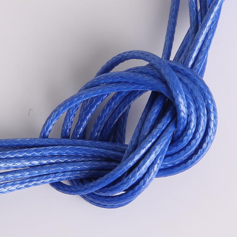 «Корейская вощеная веревка - 1-2 мм цветной шнур для самостоятельного изготовления ожерелий и браслетов»