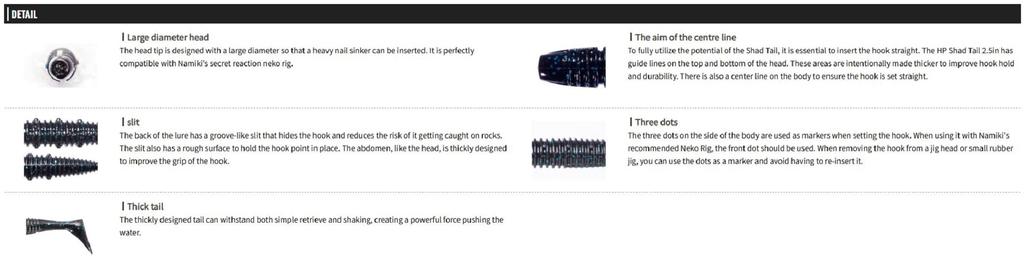 Sale OSP Soft Lure HP Shad Tail 2.5 Inches W-083 (9357)