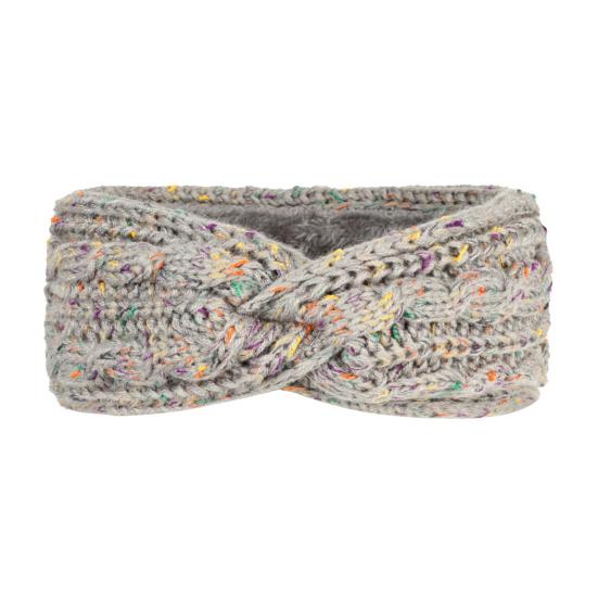 Повязка на голову Мягкая шерстяная вязаная повязка на голову с разноцветными точками Бархатная подкладка Теплая Дышащая Эластичная резинка для волос Аксессуары для волос