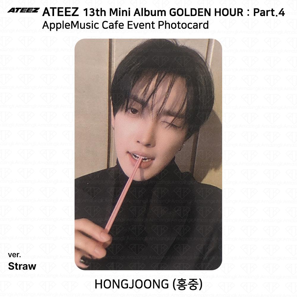 ATEEZ 13-й мини-альбом Golden Hour Часть 4 Фотокарточка с мероприятия AppleMusic Cafe
