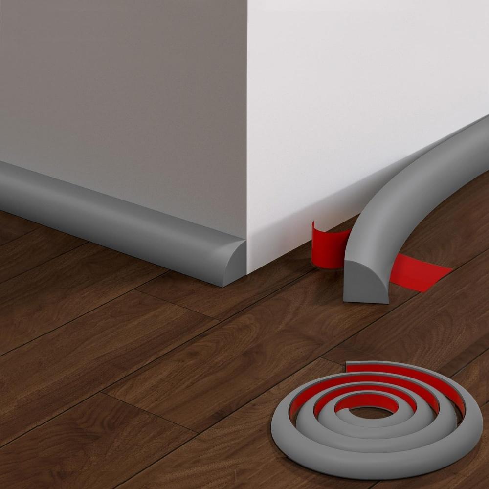 1PC 3meters/118.11in Self-adhesive Trim Wall Corner Strip Decorative Strip Molding Edge Decor Strip Floor Tiles Corner Strips