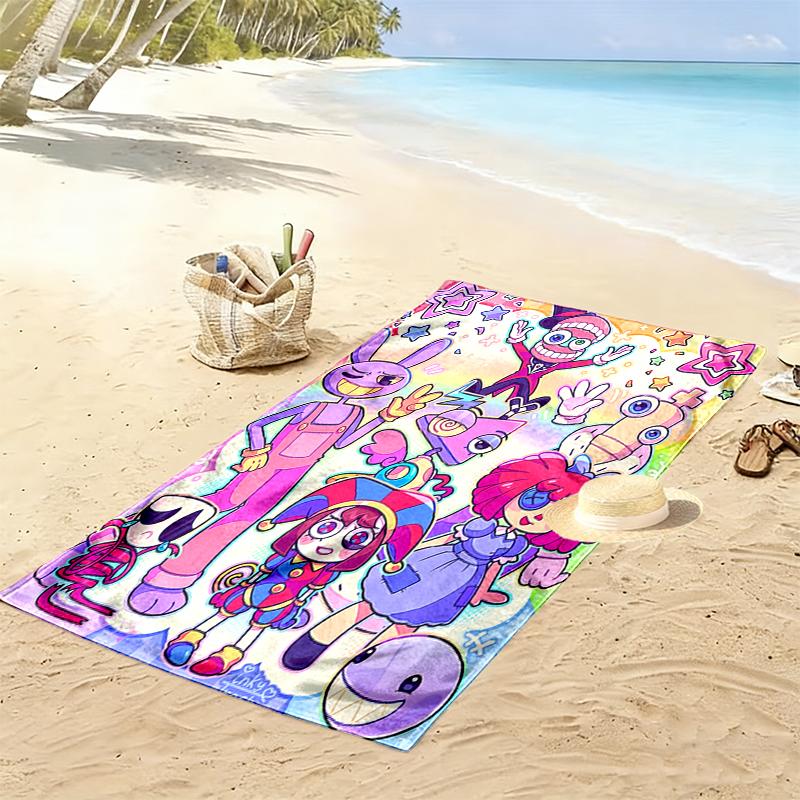 The Amazing Digital Circus Beach Towel, A Must-have for Any Perfect Trip, Perfect Birthday, Holiday Gift For Family and Friends