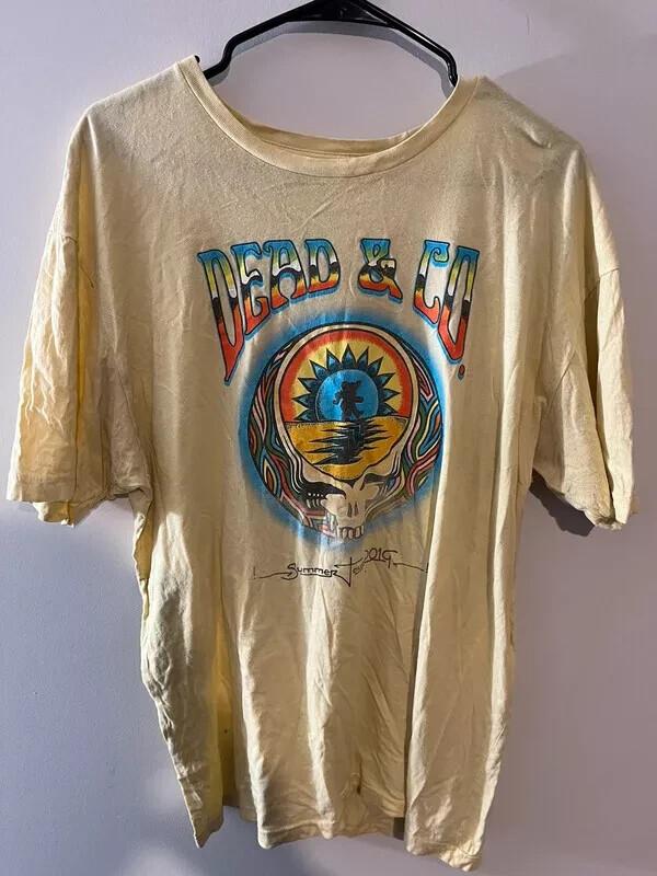 Summer Tour 2019 Dead Company short sleeve sand color T shirt KTV9690 Unisex T-Shirt