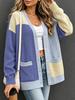 Women's Autumn/Winter Loose Patchwork Knit Cardigan