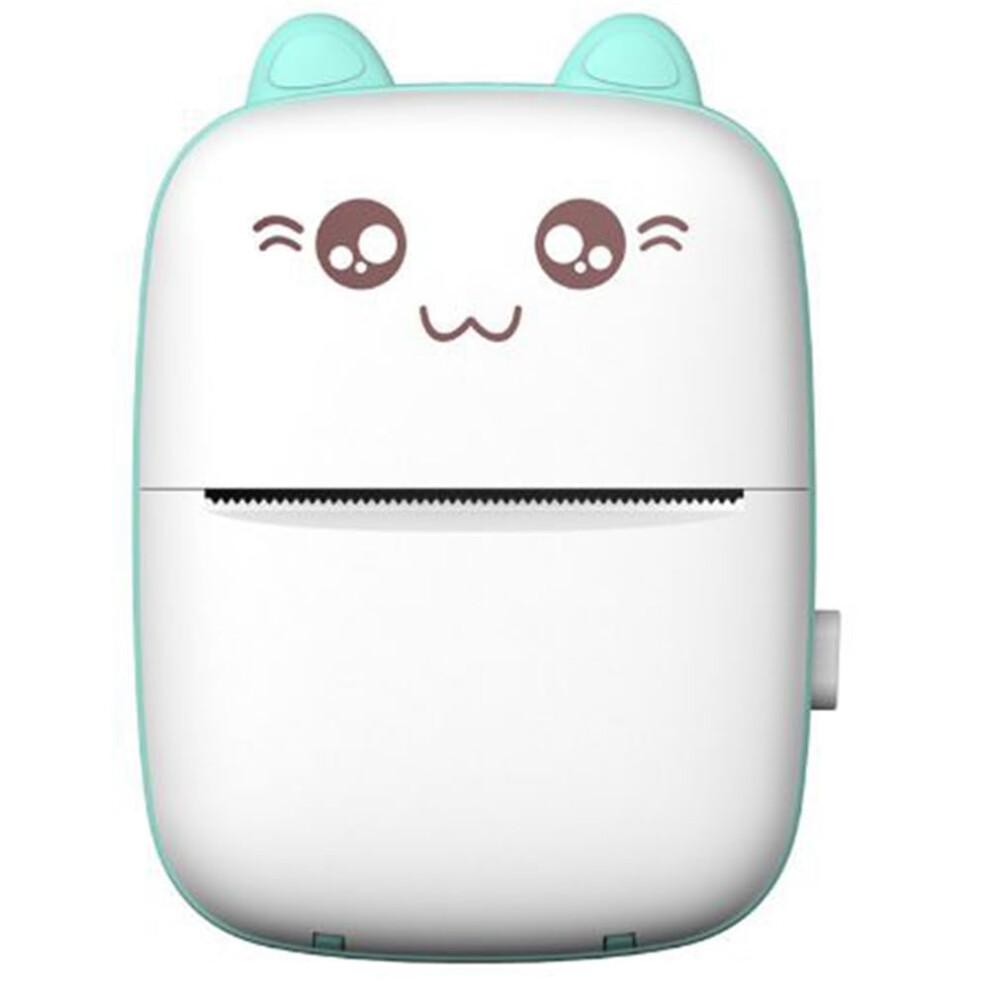 Small Portable Wireless Thermal Photo Printer PocketSized Mini Label Printer For Students Blue