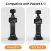 Car Desktop Base Mount Detachable Stand Bracket Supporting Base Camera Accessories Compatible Osmo Pocket 4/3 Plastic Mount Base