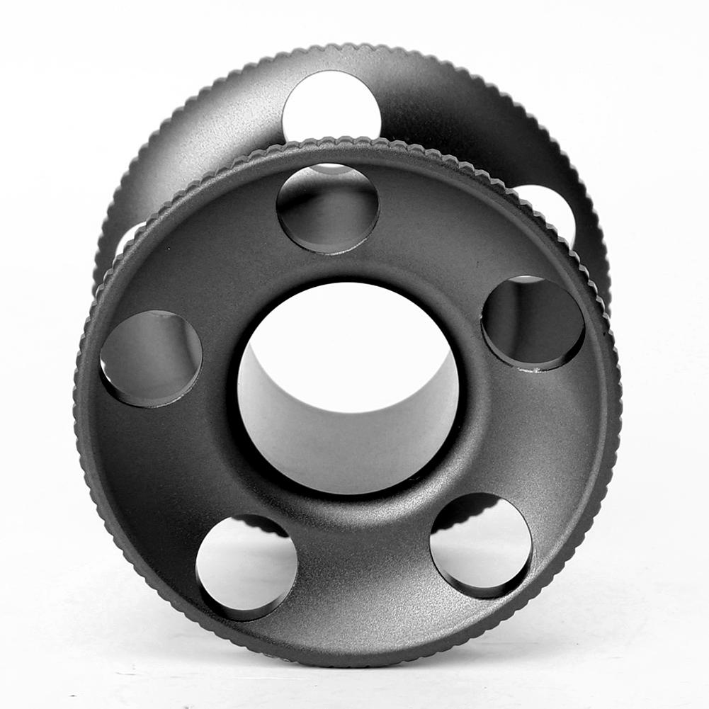 Aluminum Alloy Diving Finger Spool Reel Guideline for Freediving Snorkeling Underwater Gear Equipmentblack