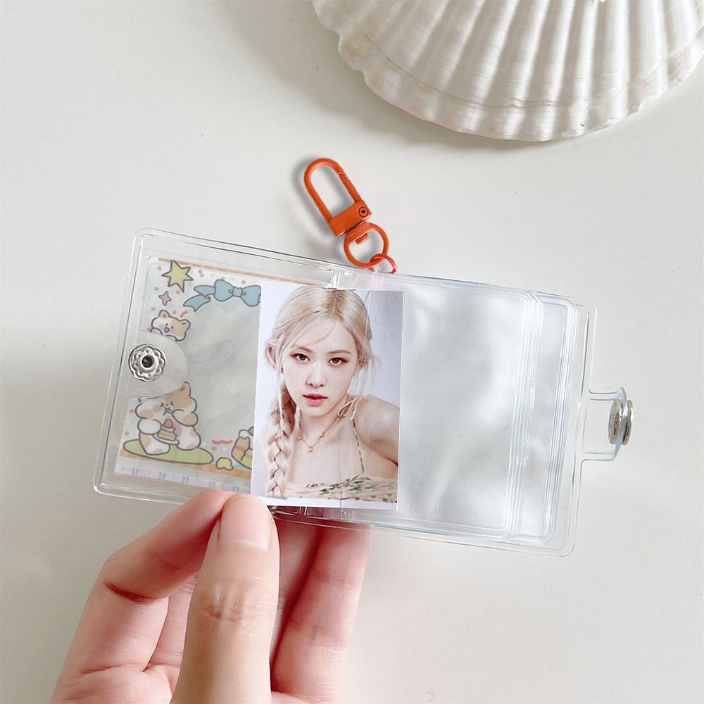 Держатель для фотокарточек Cartoon Idol, 2-дюймовый альбом для хранения карточек, мини-фотоальбом для девочек