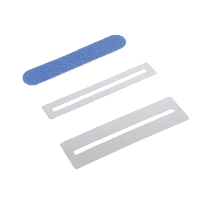 Набор инструментов для ремонта гитарных ладов, защита грифа из нержавеющей стали и напильник для шлифования ладов