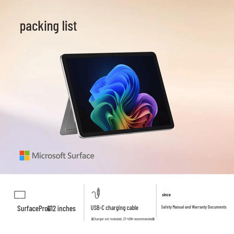 Microsoft Surface Pro 12 Snapdragon XPlus 2-in-1 Tablet with Keyboard and Pen (CN version)