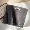 Short Japanese small scarf women's winter warm solid color wool knitted scarf student Korean version male couple versatile