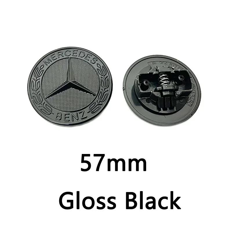 1 шт. 44 мм 57 мм 74 мм Металл Для Mercedes Benz Передний Капот Головной GLA GLB GLC GLE E200 E260 E300 Значок Эмблема Аксессуары