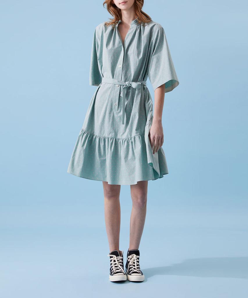 Boyeon Dot Print Mini Voluminous Dress 018