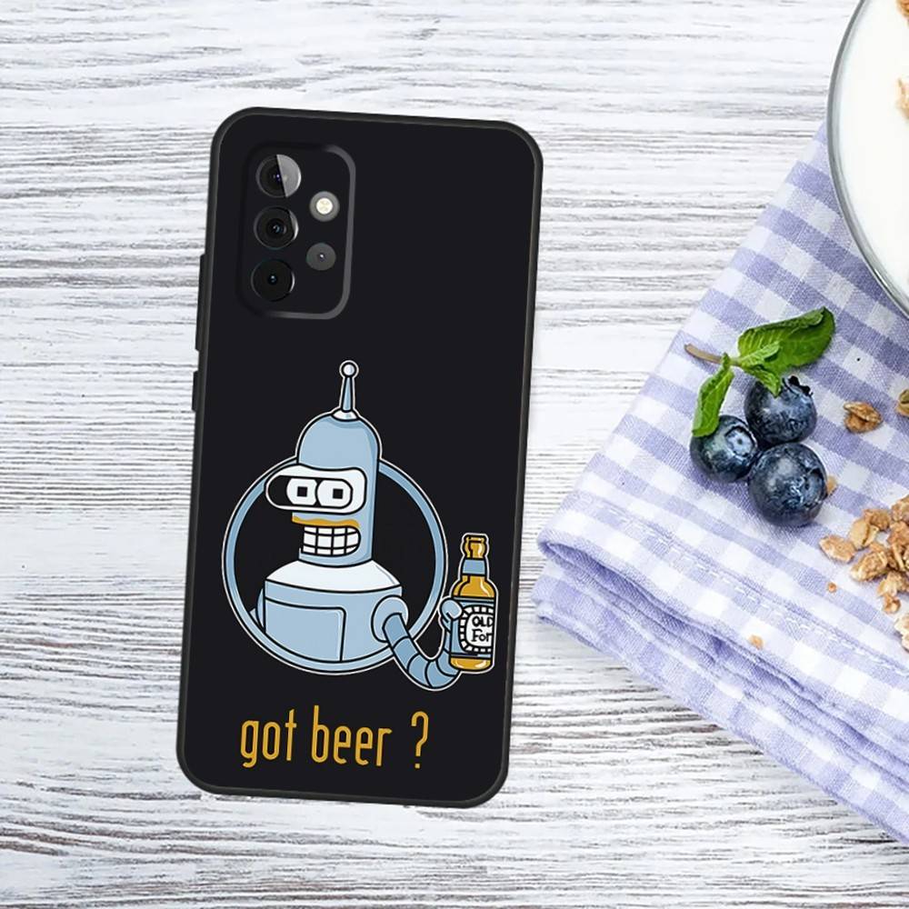 F-Futurama Funny B-Bender Phone Case For Samsung Galaxy A13,A21s,A22,A31,A32,A52,A53,A71,A80,A91 Soft Black Phone Cover