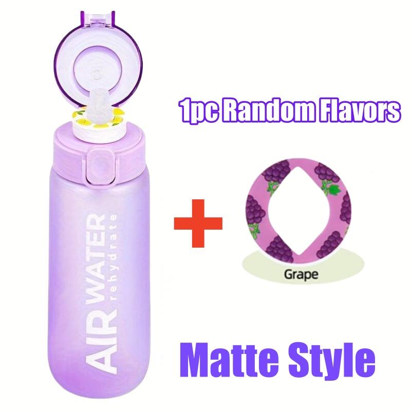 Бутылка для воды с фруктовым вкусом 750 мл/25 унций 0 сахара 0 калорий Спортивная чашка для питья с 7 фруктовыми капсулами Идеально подходит для фитнеса, спорта, активного отдыха