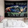 New York Jets logo Tapestry for Bedroom Aesthetic Classroom Tapestries Wall Hanging for Living Room Dorm Office,Ideal Creative Gift