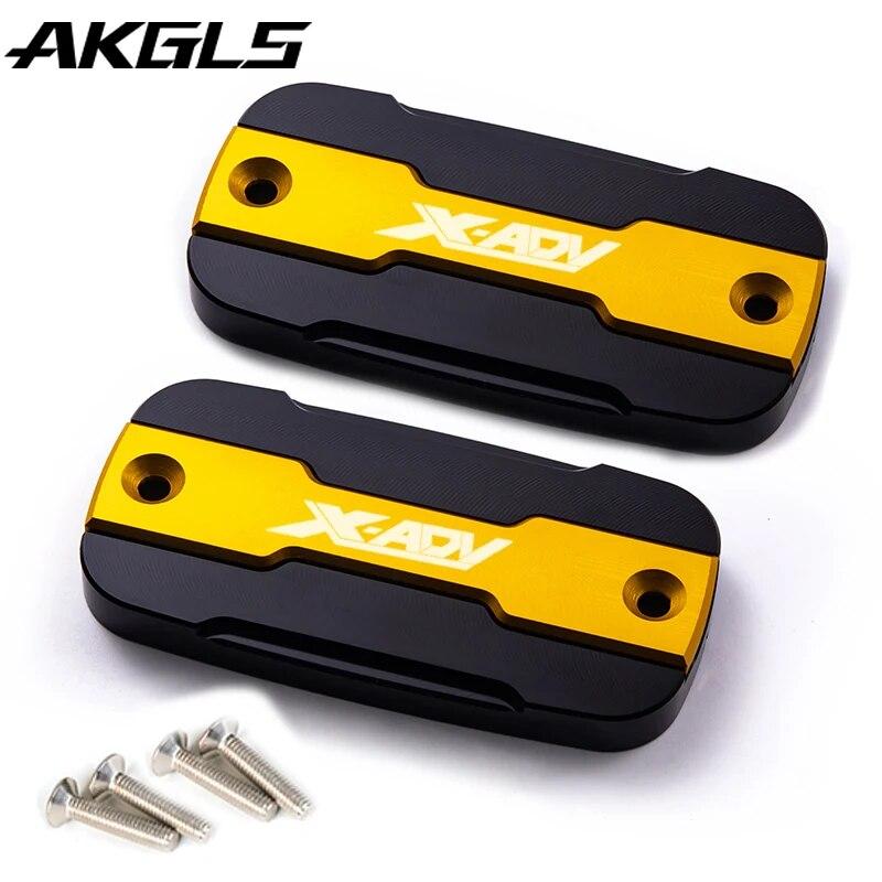 For HONDA XADV 750 X-ADV 750 X ADV 300 750 1000 2017-2022 Motorcycle Front Brake Fluid Tank Cap + Filling Port Cap Accessories