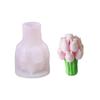 Flexible Silicone Tulip Bouquet Candle Molds DIY Handmade Soap Making Mold  Kitchen Cooking